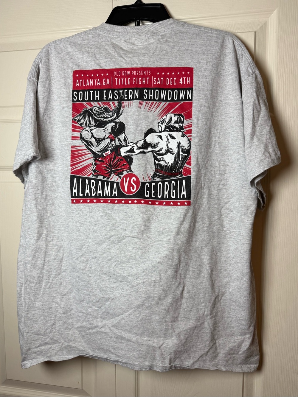 Old Row Presents Alabama Vs Georgia Short Sleeve Tee